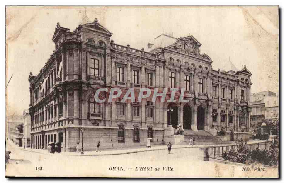 Algerie Oran CPA Hotel de ville