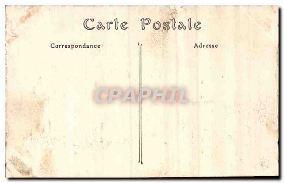 Algerie Oran CPA Hotel de ville — Rückseite