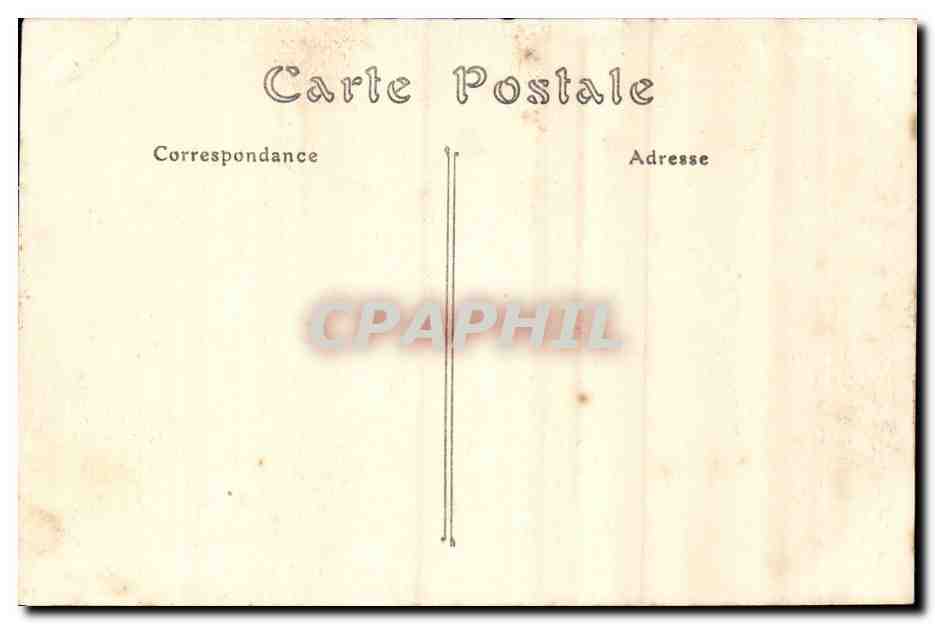 Algerie Oran CPA Hopital militaire et Djebel Mourdjadjo — Rückseite