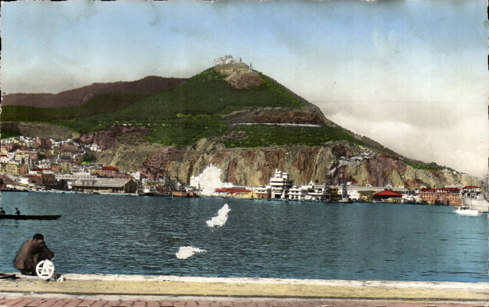 Oran — Le Vieux Port et la Montagne de Santa-Cruz — Ed. Alexandre Strecky, n°122