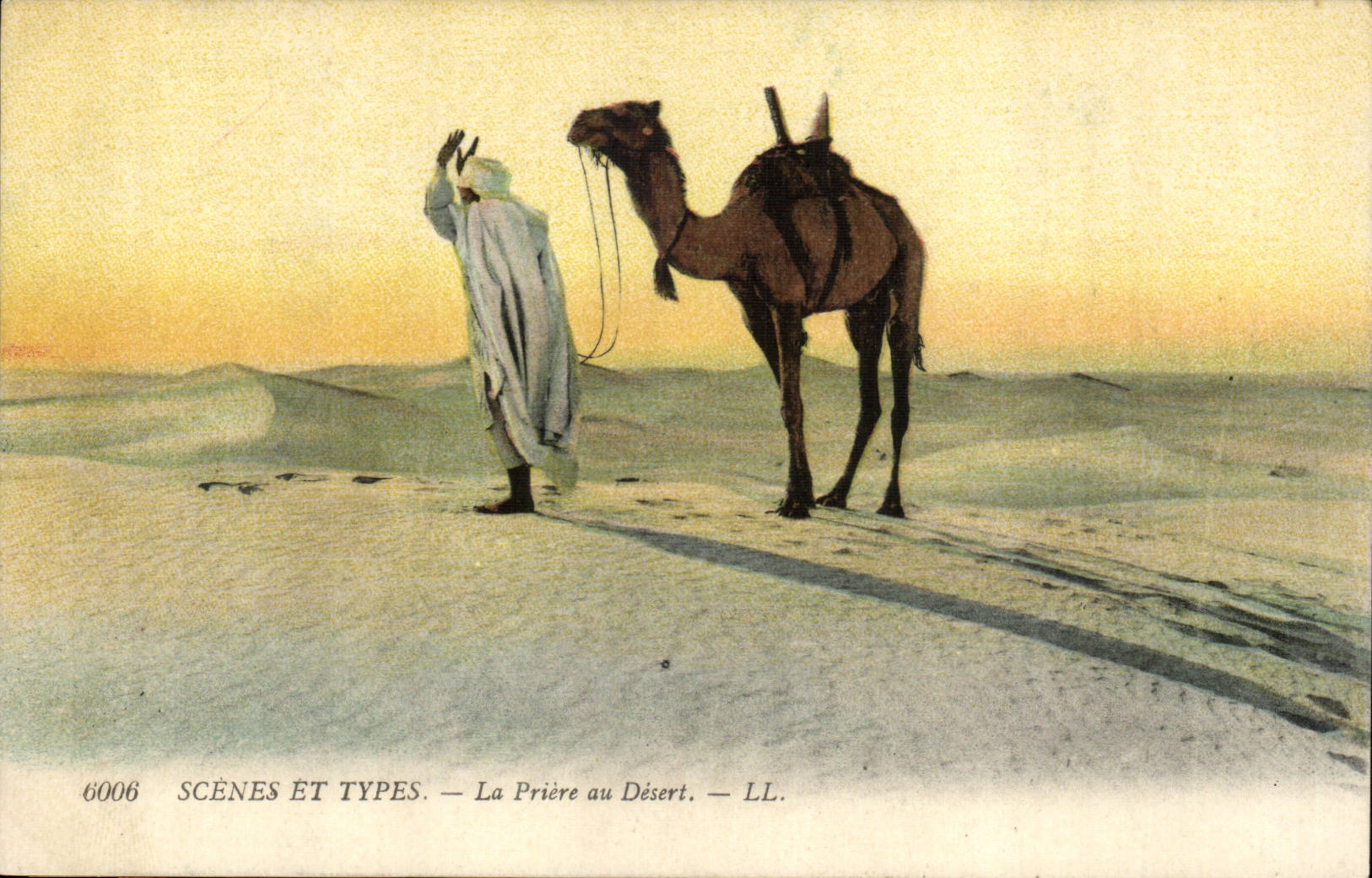 La Prière au Désert — SCÈNES ET TYPES — LL. — n° 6006