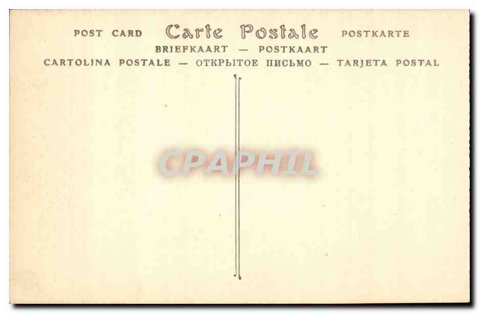 Algerie Constantine CPA Hotel de ville — Rückseite