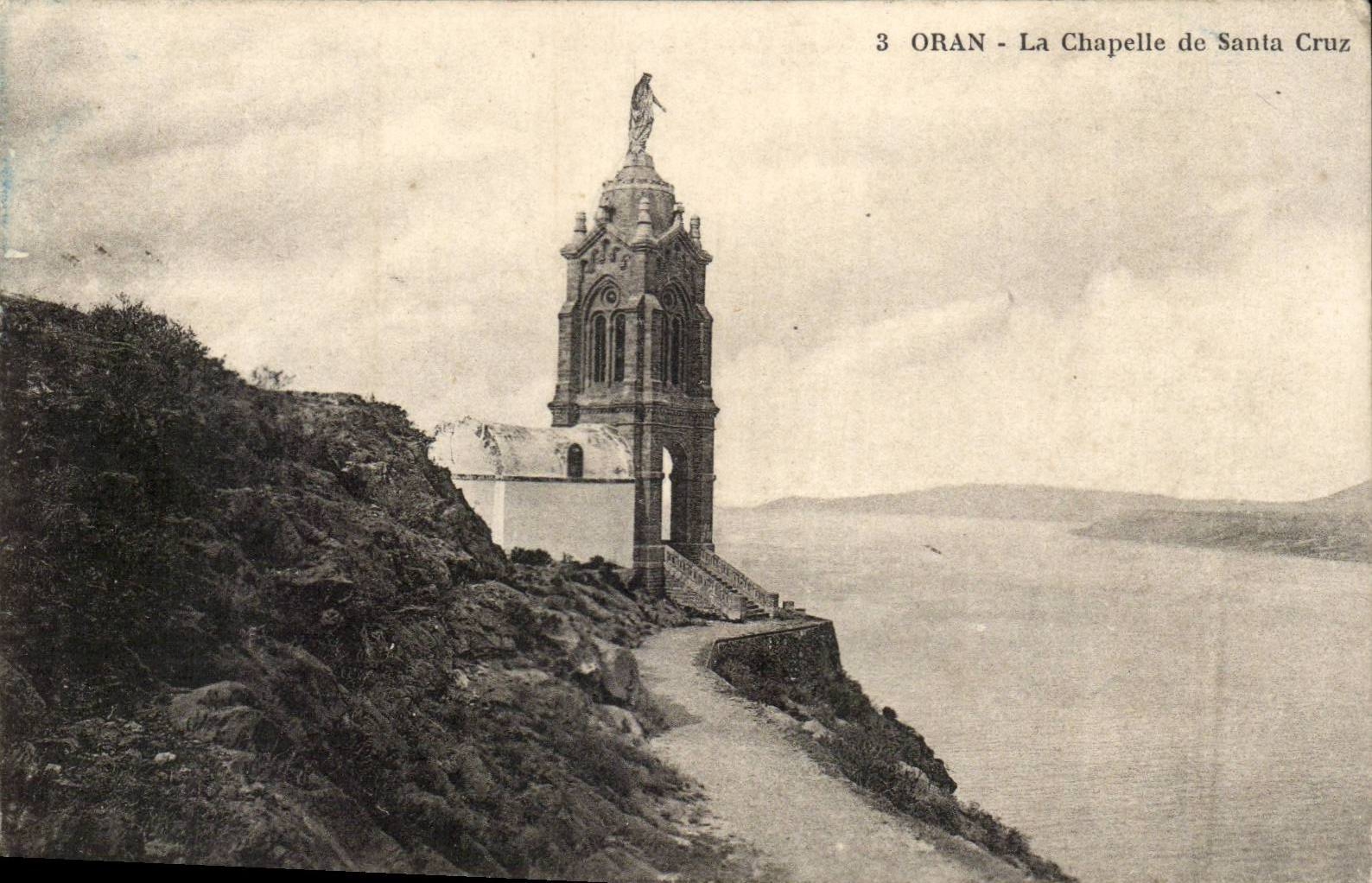 Algerie Oran CPA La chapelle de Santa CRuz
