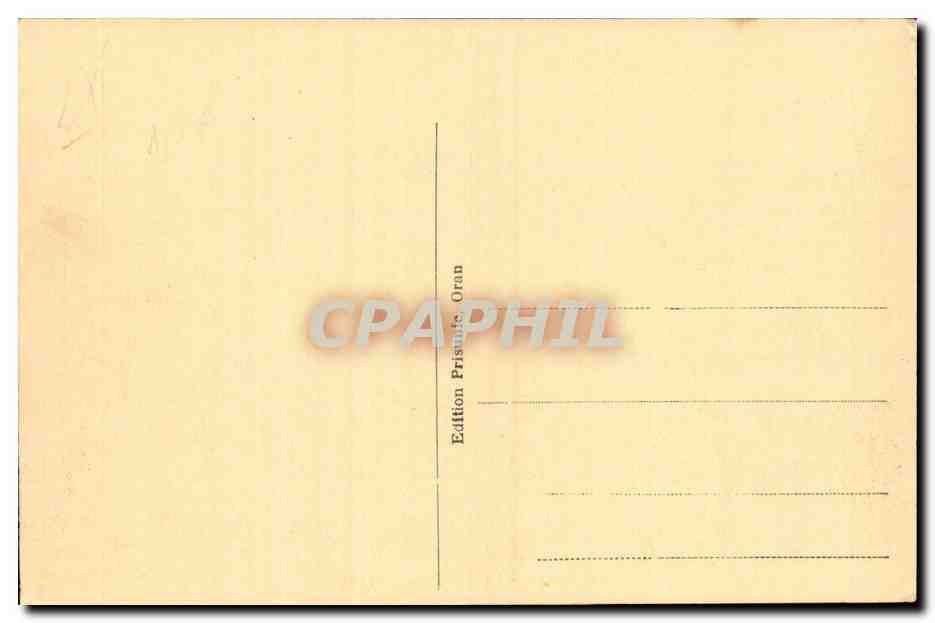 Algerie Oran CPA La gare vue generale — Rückseite