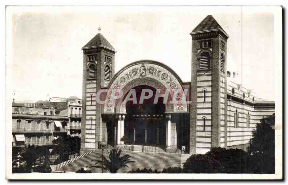 Algerie Oran CPA La cathedrale