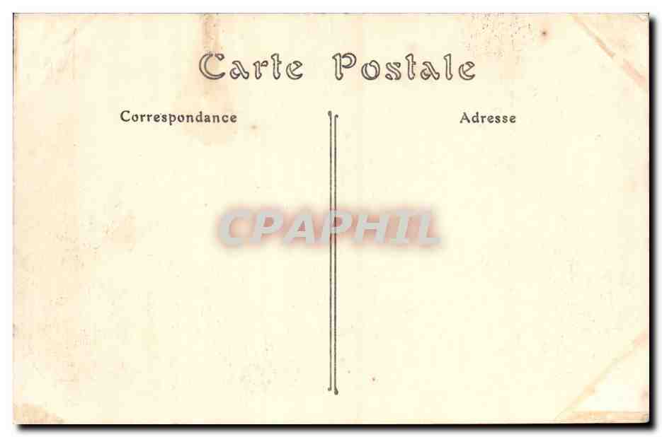 Algerie Oran CPA Le theatre et la place d'armes — Rückseite