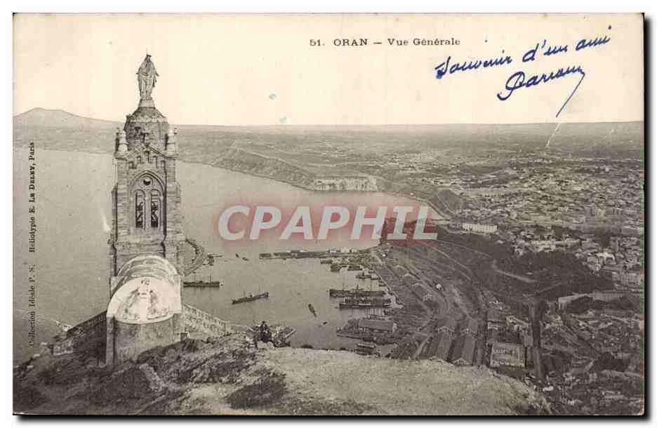 Algerie Oran CPA Vue generale
