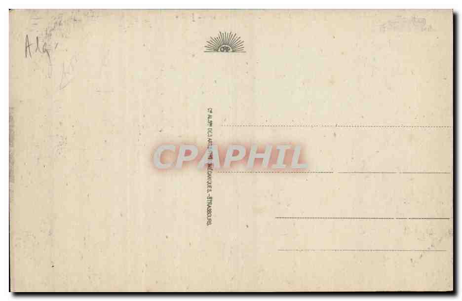 Algerie Oran CPA La mosquee du Pacha — Rückseite