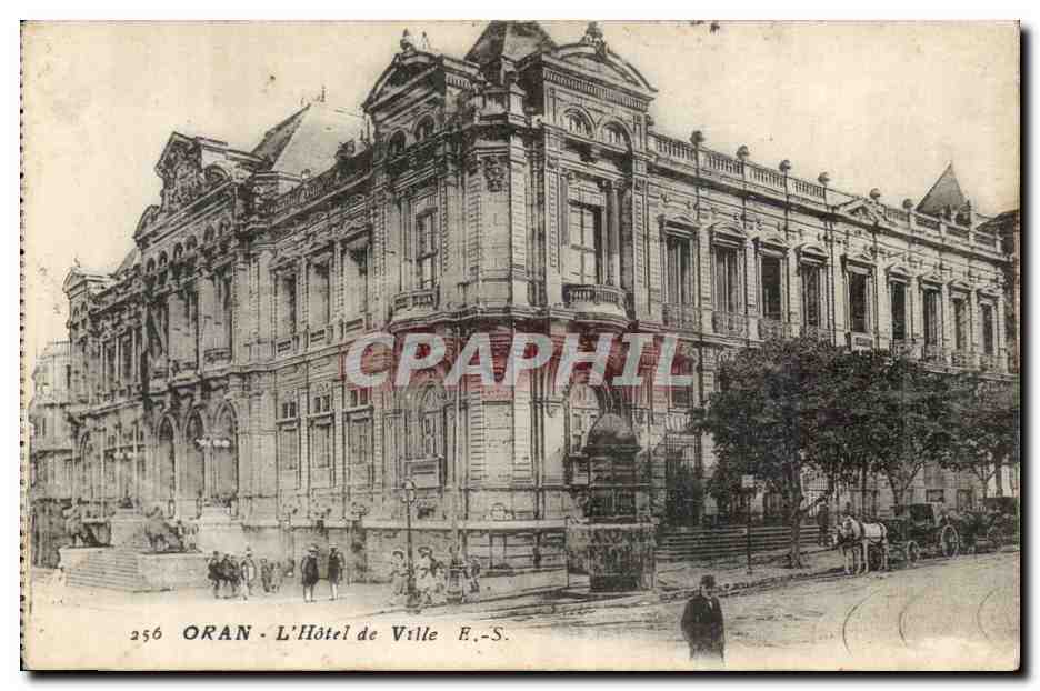 Algerie Oran CPA Hotel de ville