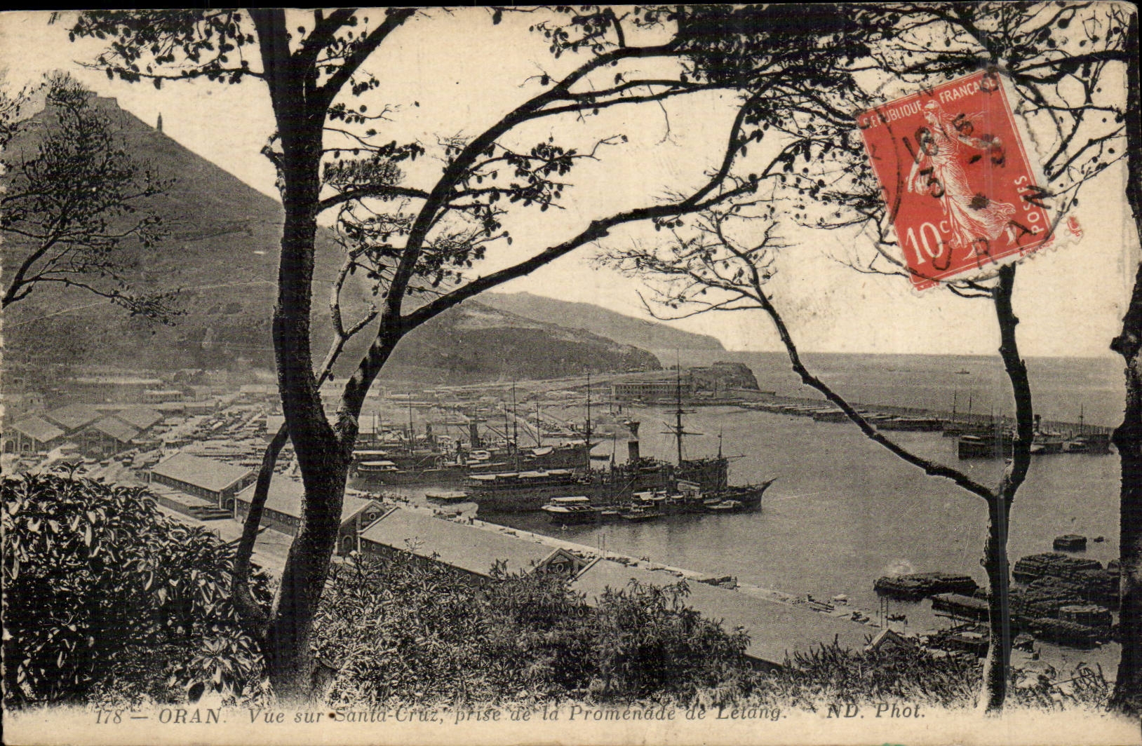 Oran — View of Santa-Cruz from the Promenade de Letang — ND. Phot. — Series 178