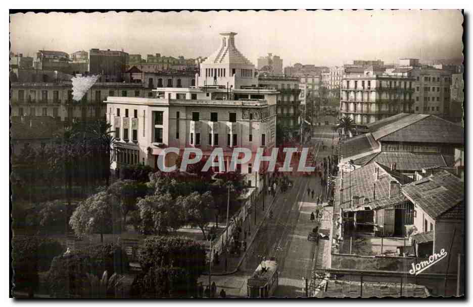 Algerie Oran CPA Maison du Colon et le boulevard du 2eme zouaves