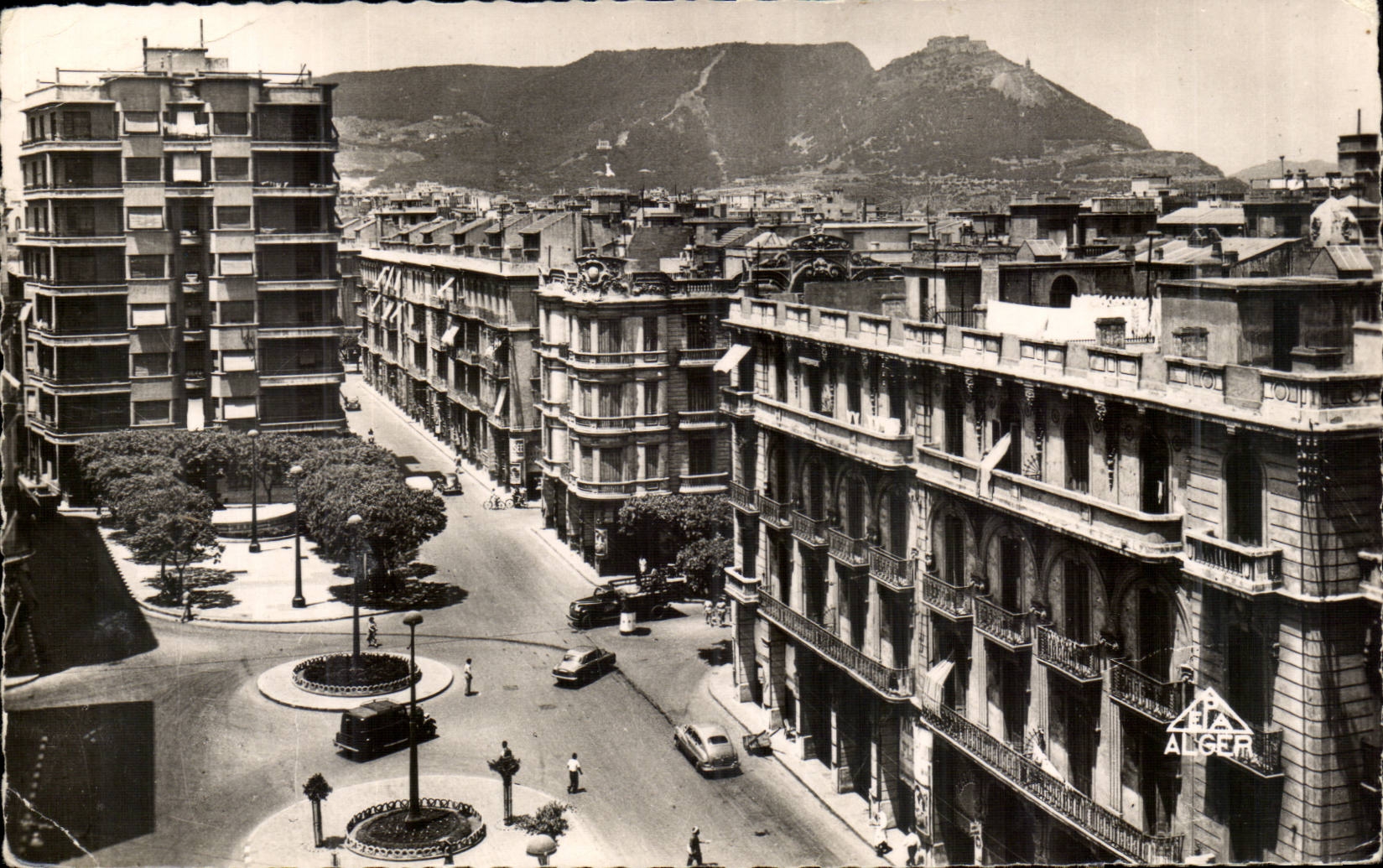 Algerie Oran CPA place de la Victoire