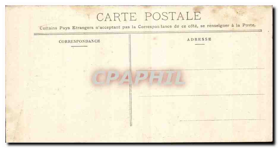 Algerie Oran CPA place d'armes et l'hotel de ville — Rückseite
