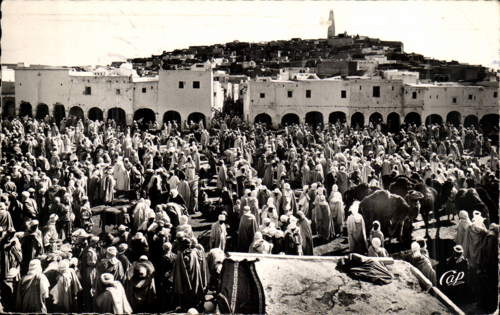 Algerie Ghardaia CPA Le jour du marche
