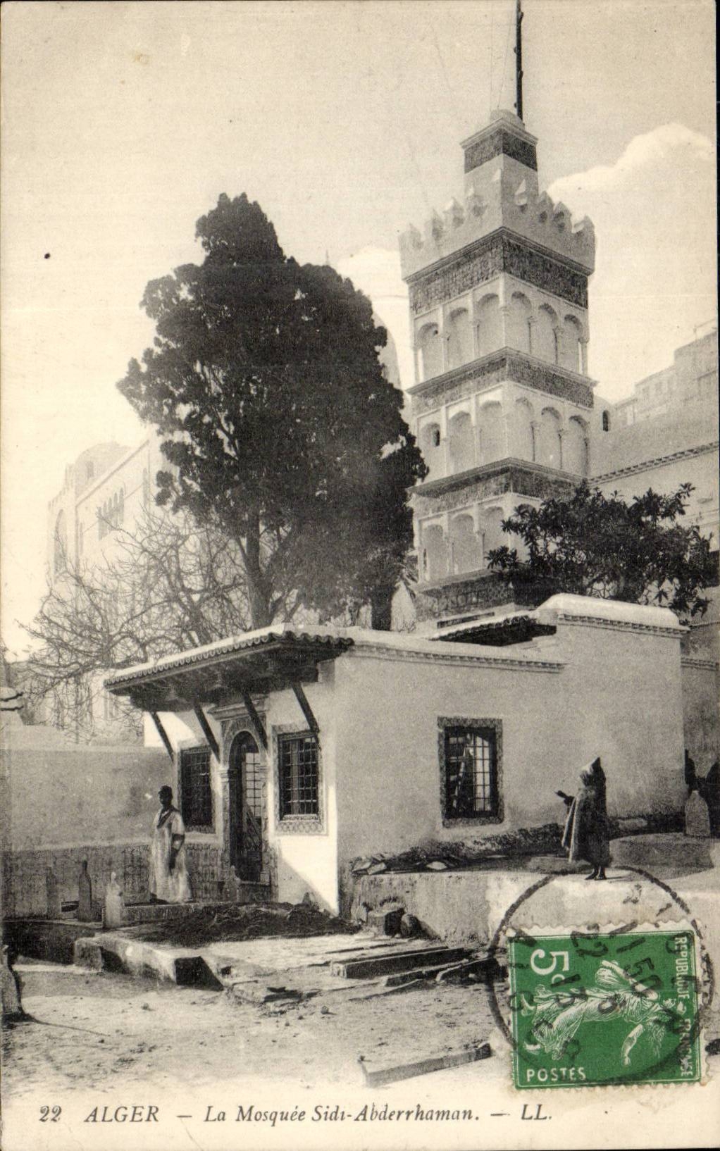 Algerie CPA Alger La mosquee Sidi Abderrhaman