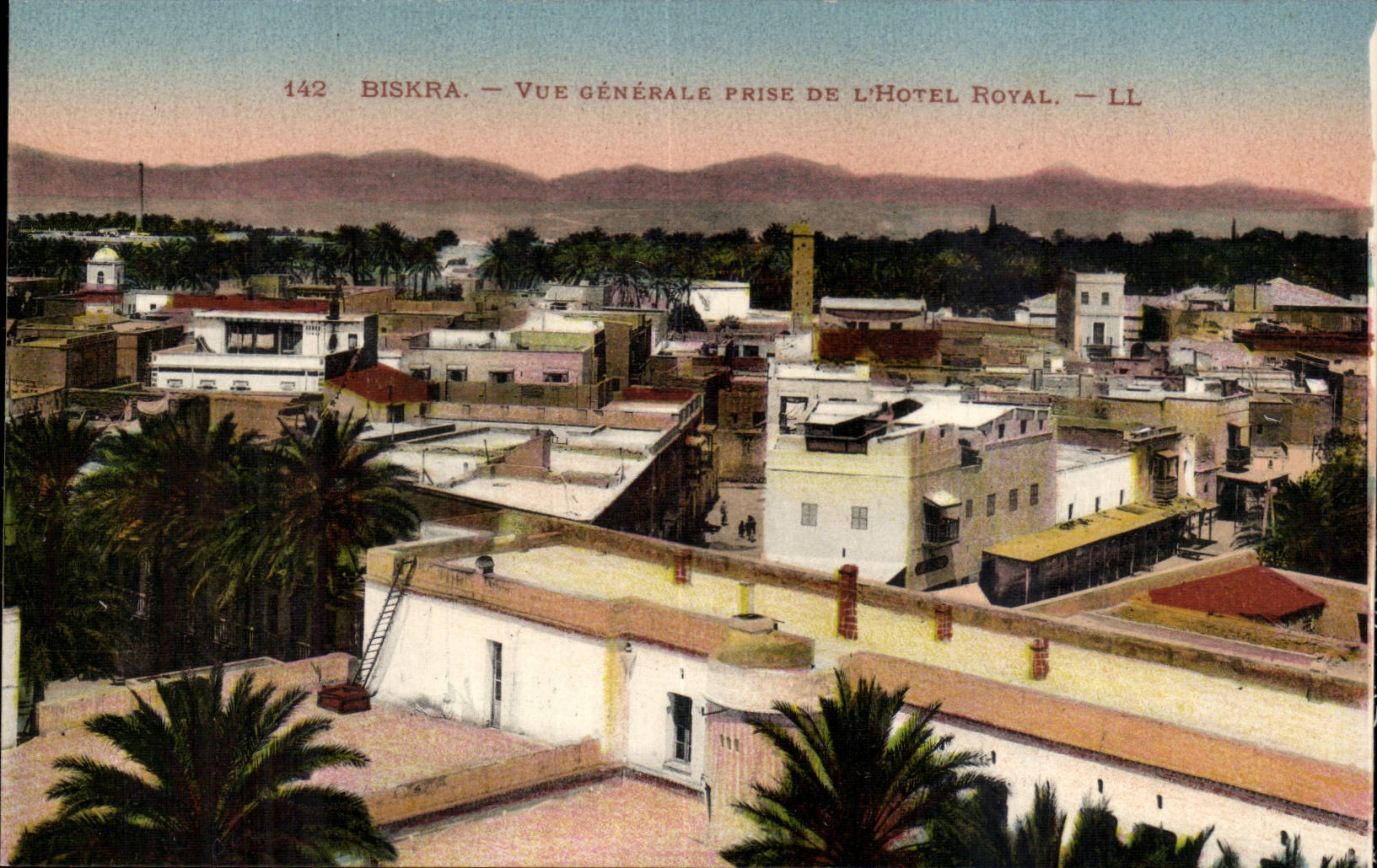 Constantine - Algerie - Algeria - Afrique - Africa - Biskra - Vue Generale prise de l'Hotel Royal 