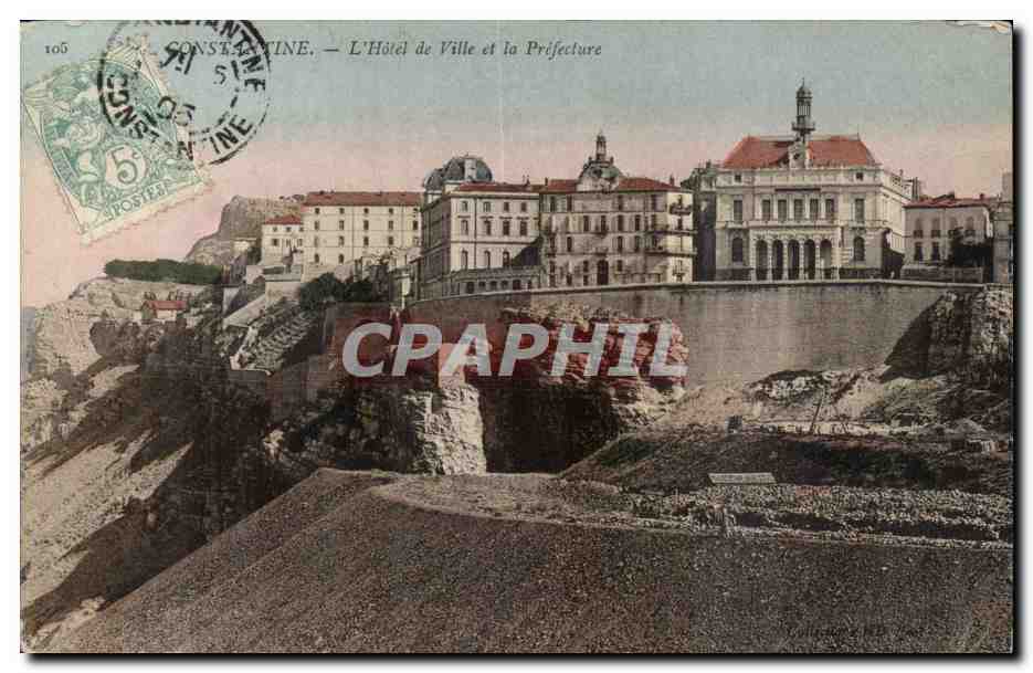 Constantine - Algerie - Afrique - L'Hotel de Ville - CPA 