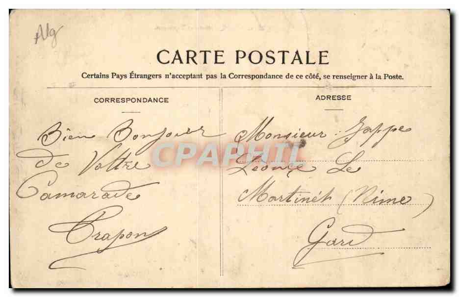 Constantine - Algerie - Afrique - Le Quartier des Tanneurs - tannery - leather craft - CPA  — Back