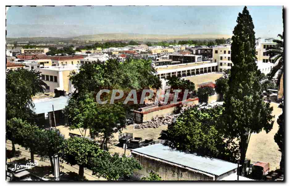 Algerie - Afrique - Orleansville - Vue d'ensemble du haut de l'Hopital - CPA 