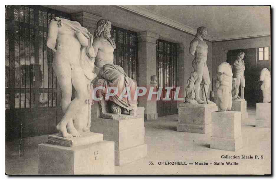 Algerie CPA Cherchelle CPA Musee Salle Waille