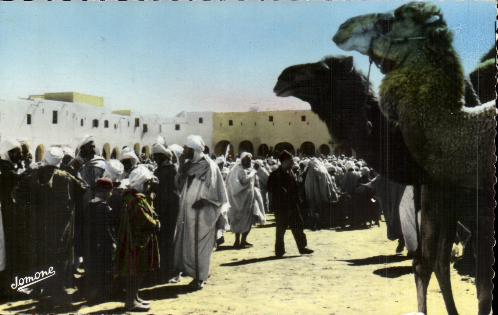 Algerie CPA Ghardaia La place du marche 