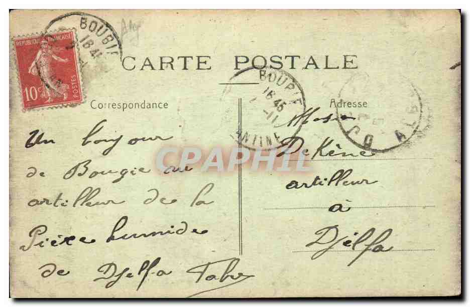 Algerie CPA Bougie Vue generale du camp inferieur — Back