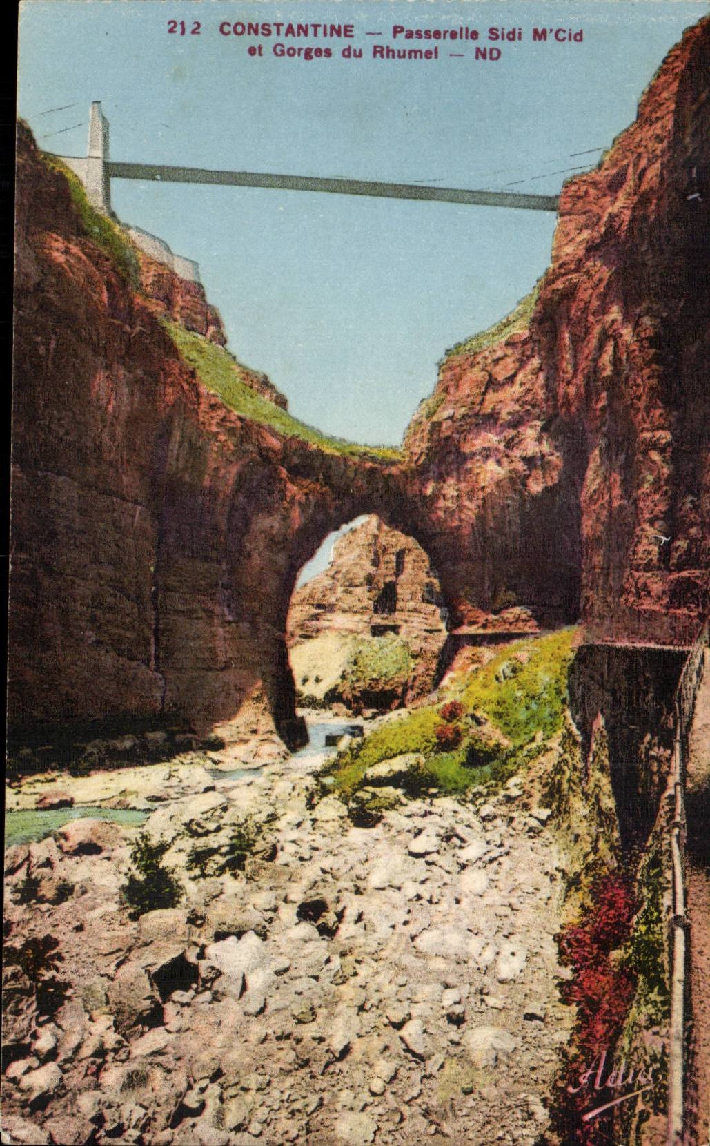 Constantine — Sidi M'Cid Bridge and Rhumel Gorges — ND
