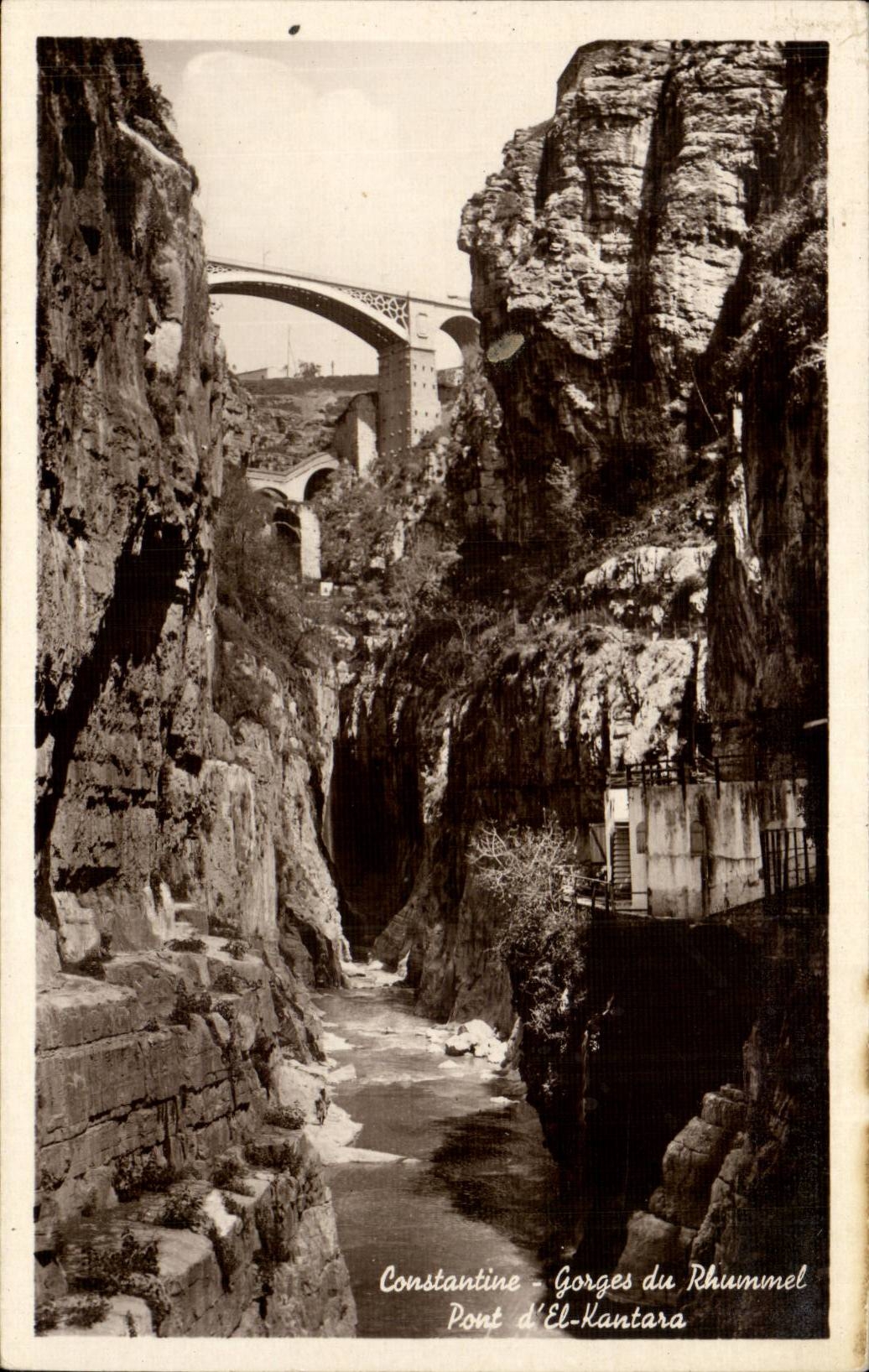 Constantine - Gorges du Rhummel - Pont d'El-Kantara