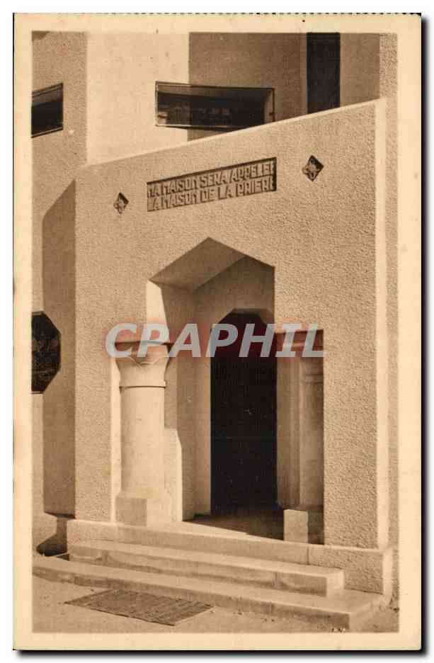 Entrée de la chapelle — Mine du Djebel-Kouif — C° des Phosphates de Constantine (1928)