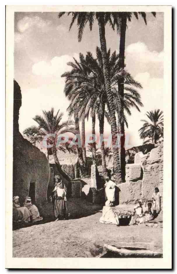 Algerie Constantine CPA Biskra Une rue du vieux Biskra