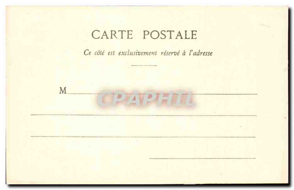 Paris CPA Ville de Paris Arme de la ville — Verso