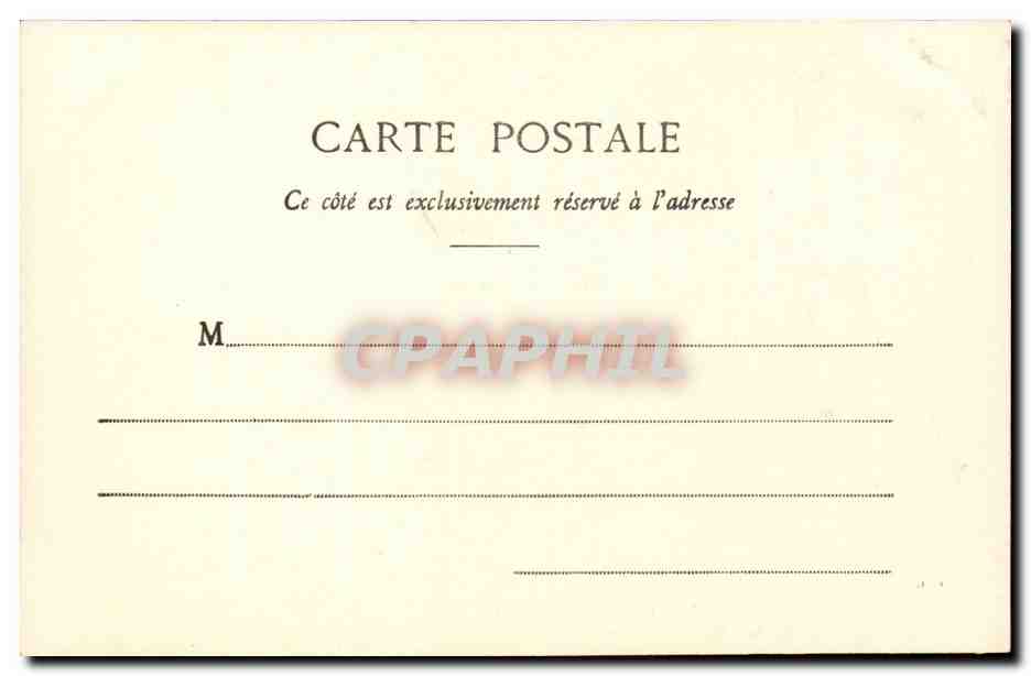 Paris CPA Hotel de ville CAbinet du Prefet (cote nord) — Verso