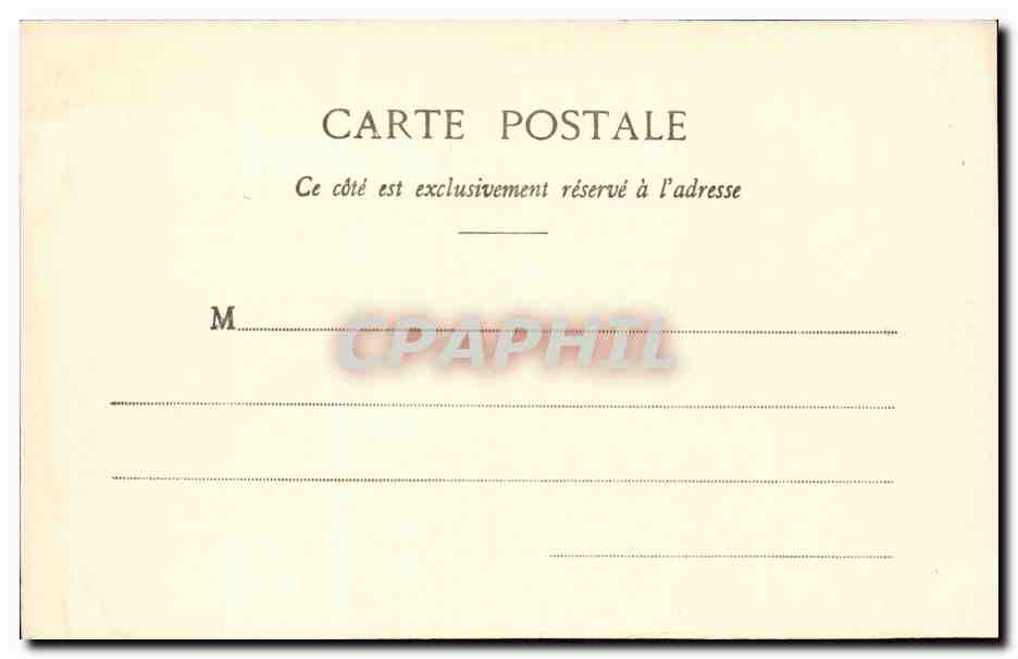 Paris CPA Hotel de ville SAlle seances du conseil municipal — Verso