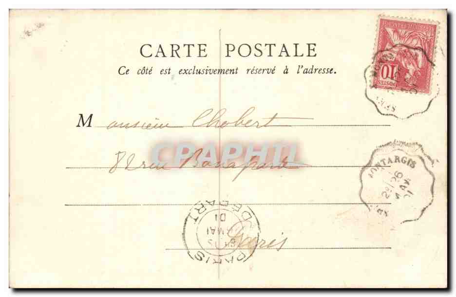 Paris CPA Eglise Saint Sulpice — Rückseite