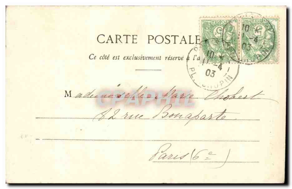 Paris - Église de Passy — CPA n°375, éditeur CPAPHIL — Reverso