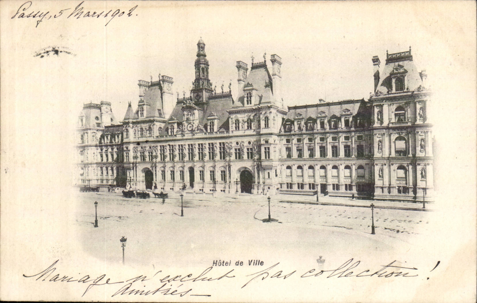 Paris CPA Hotel de ville