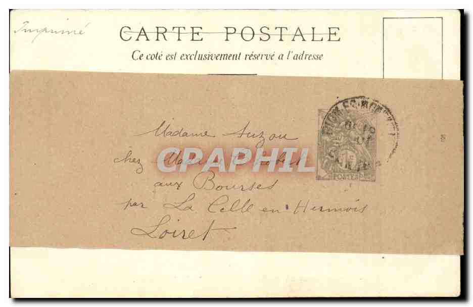 Toulouse CArmes CPA Crypte Croix ou se faisait attacher le P Lacordaire — Verso
