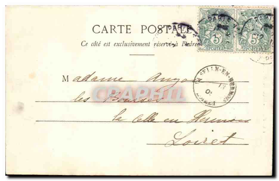 Paris CPA St Germain des Pres — Rückseite