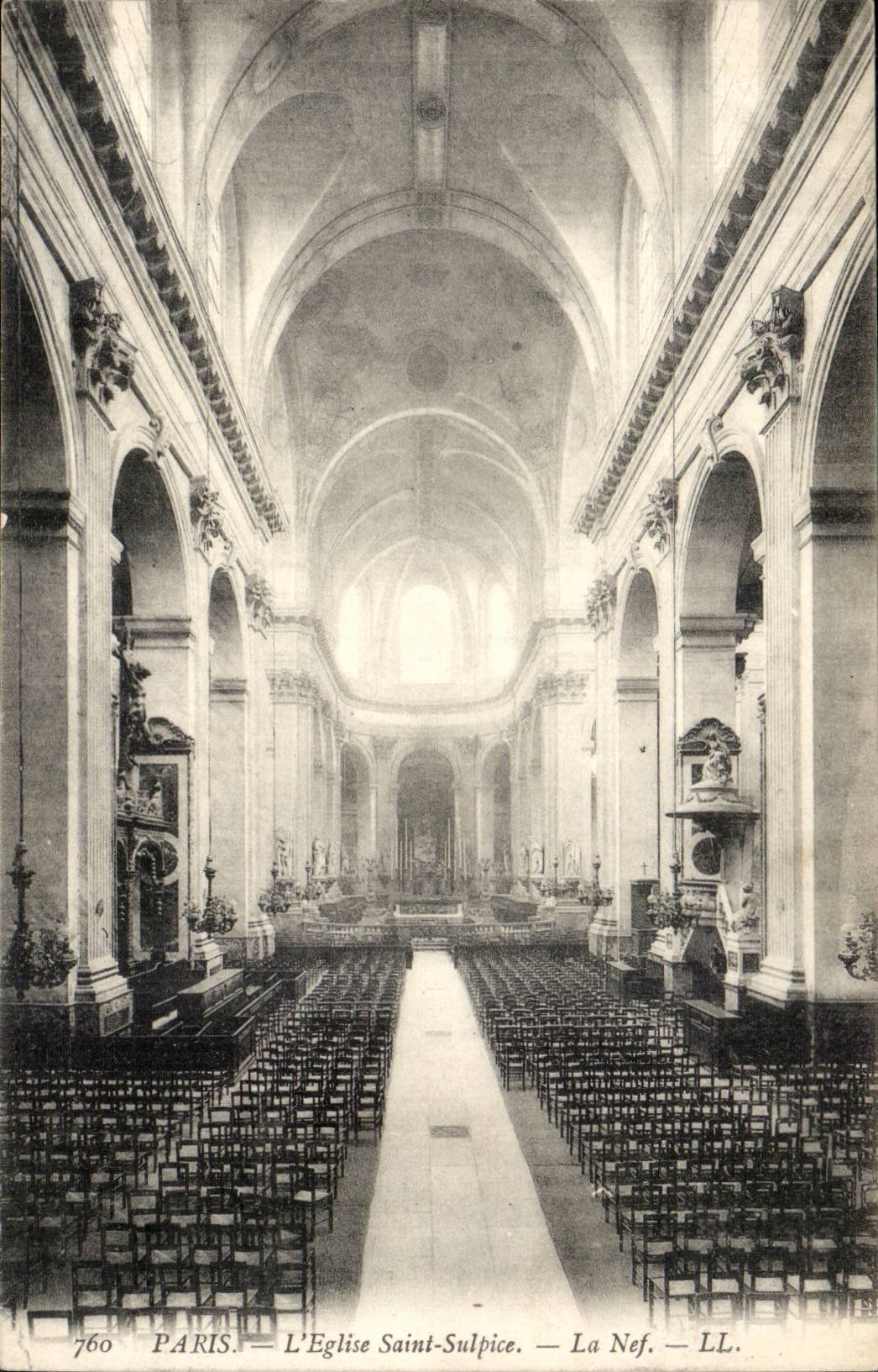 Paris CPA Eglise Saint Sulpice