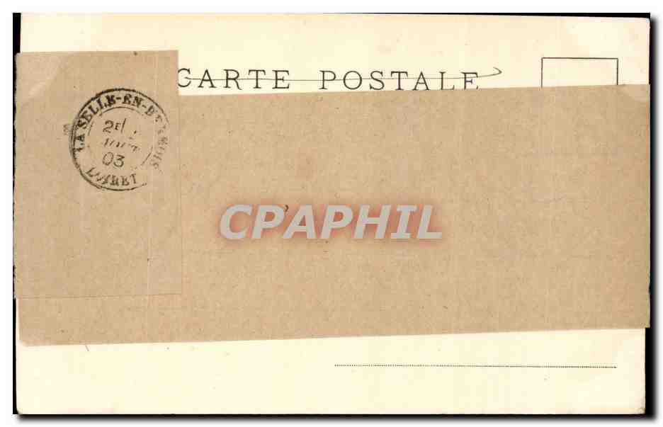 Paris CPA Chambre des deputes BilbiothequeNuma et Egerie (library) — Rückseite