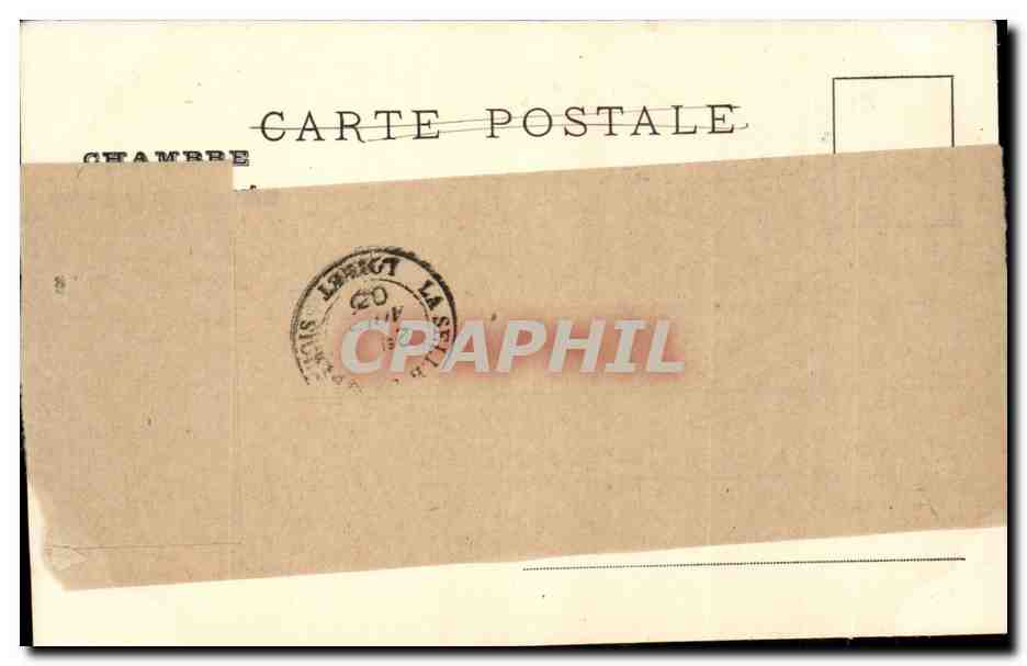 Paris CPA Chambre des deputes BilbiothequeHerodote interroge les traditions des Mages (library) — Rückseite