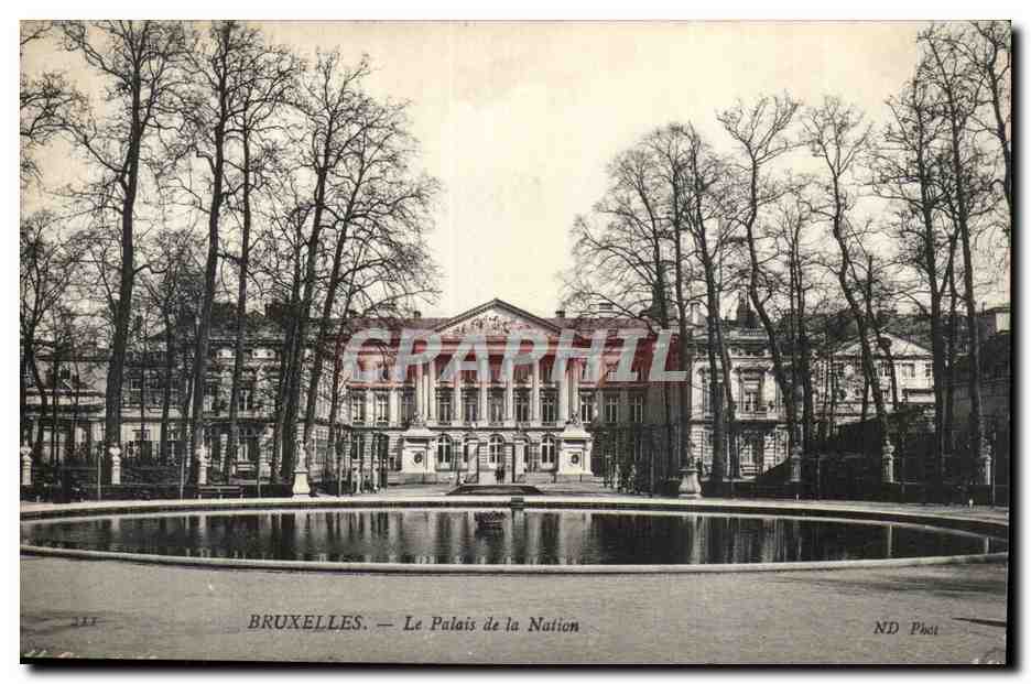 Belgie Belgique Bruxelles CPA Le palais de la Nation