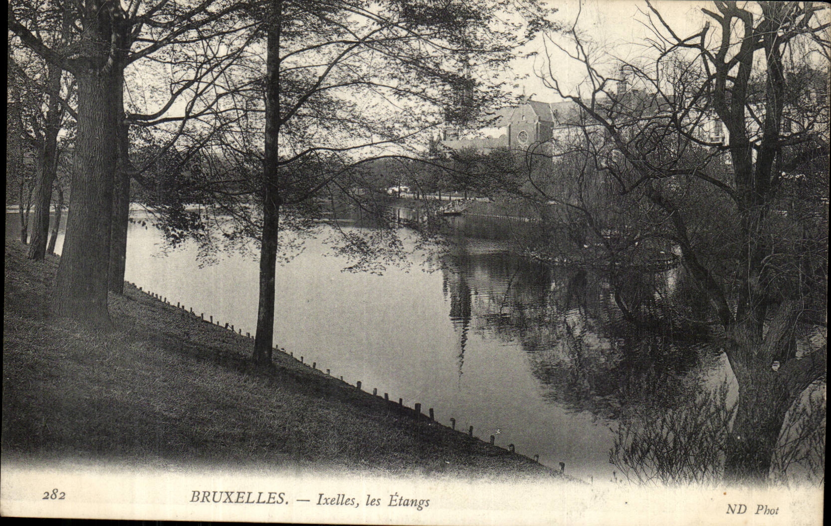 Bruxelles — Ixelles, les Étangs — ND Phot