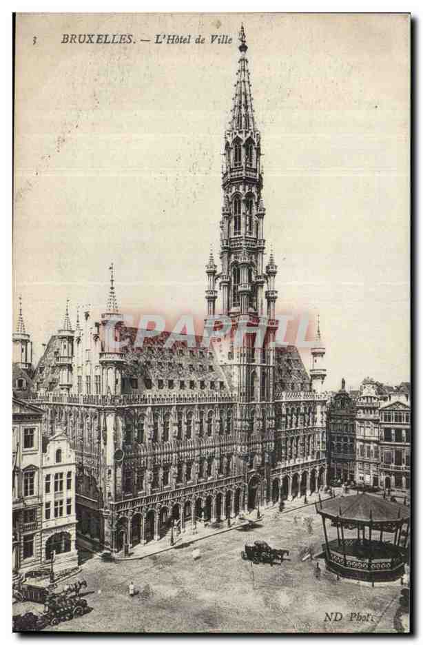 Bruxelles — L'Hôtel de Ville — ND Phot.