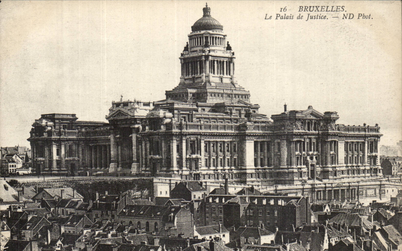 Belgie Belgique Bruxelles CPA Le palais de justice