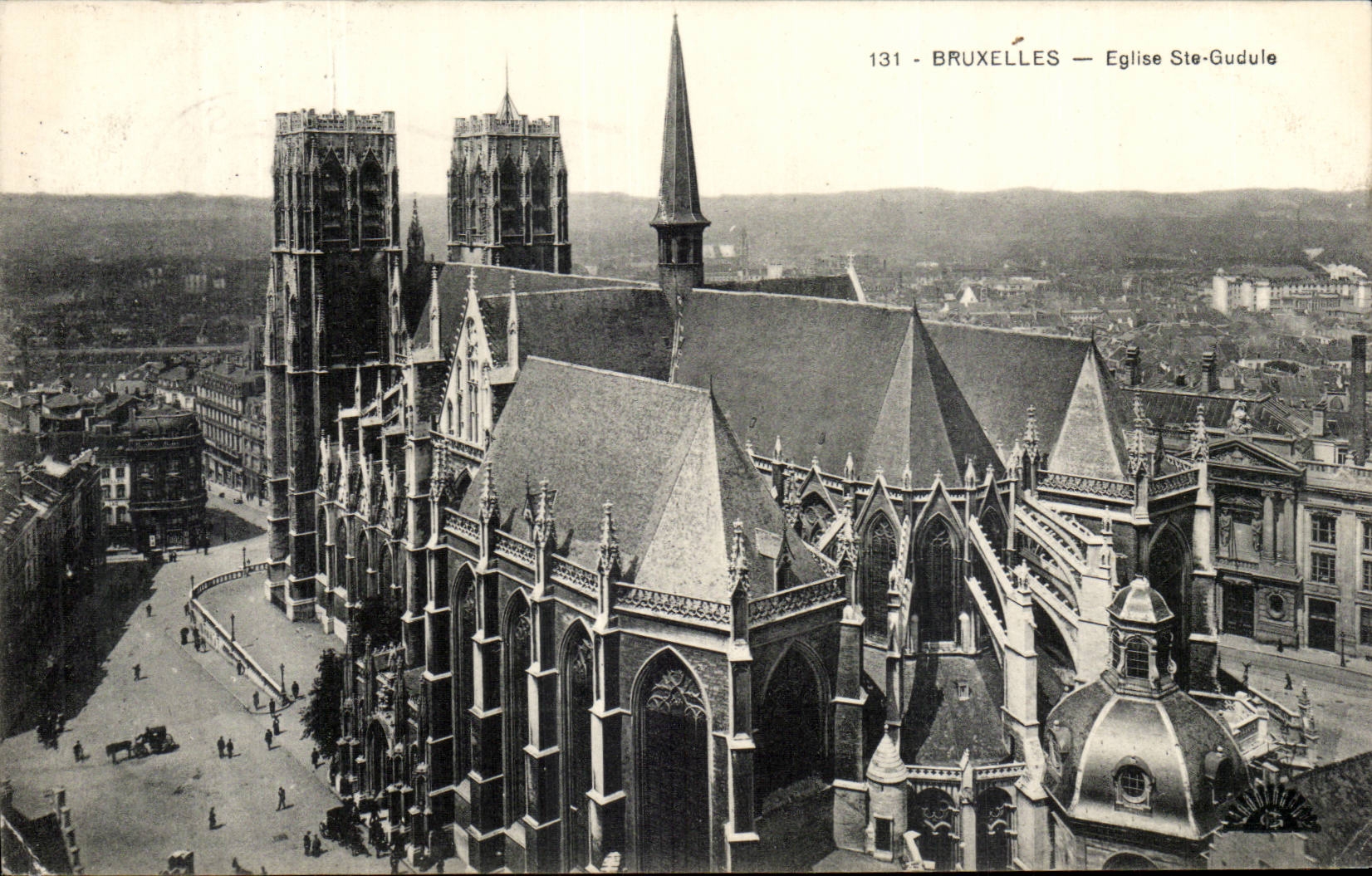 Belgie Belgique Bruxelles CPA Eglise Ste Gudule