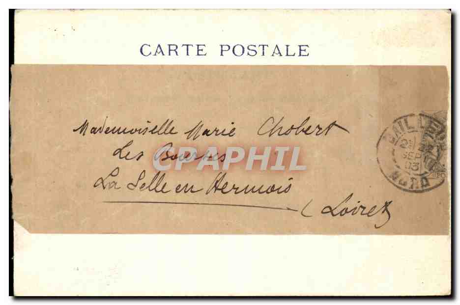 Belgie Belgique Bruxelles CPA Gare du Nord — Rückseite