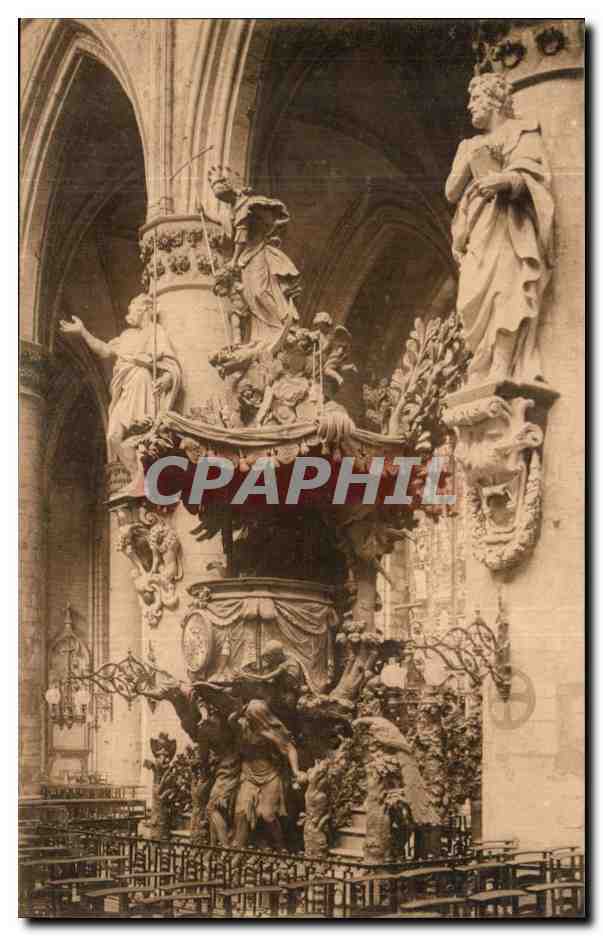 Belgie Belgique Bruxelles CPA La chaire a Sainte Gudule