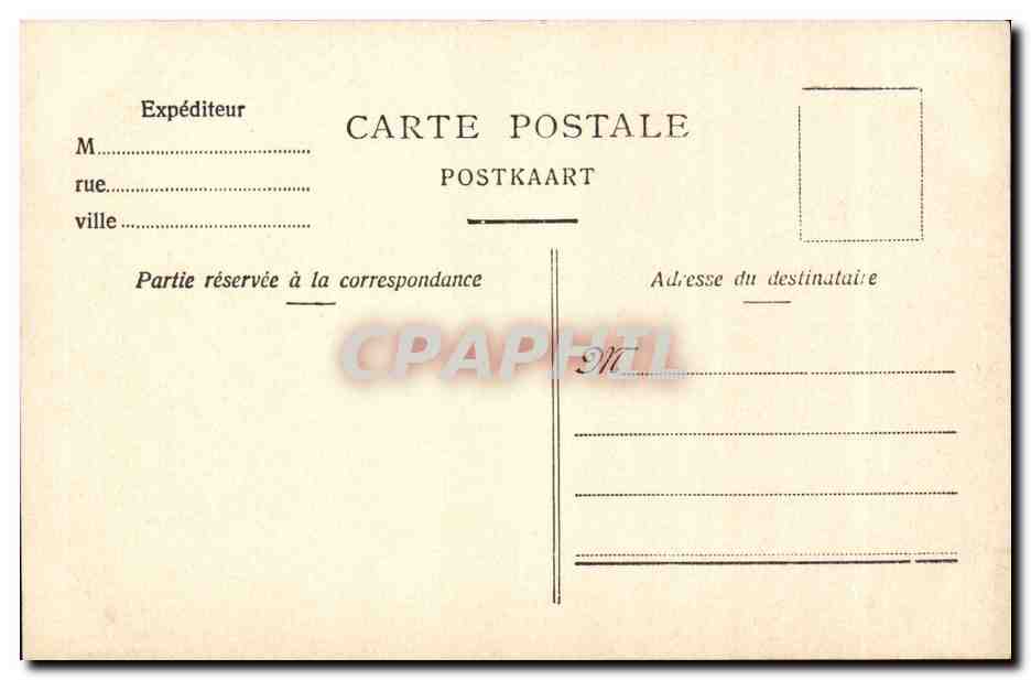 Belgie Belgique Anvers CPA Le debarcadere — Back