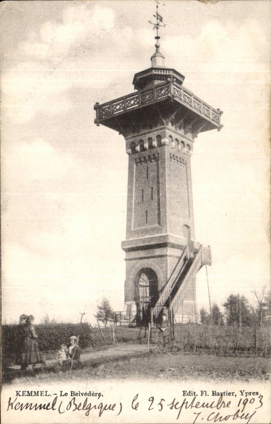 Belgie Belgique Kemmel CPA Le Belvedere